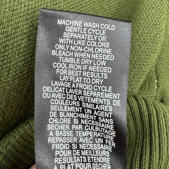 Zumie Lurking Class by Sketchy Tank Spider Web Green Crop Sweater Sz. Small S - Picture 10 of 12